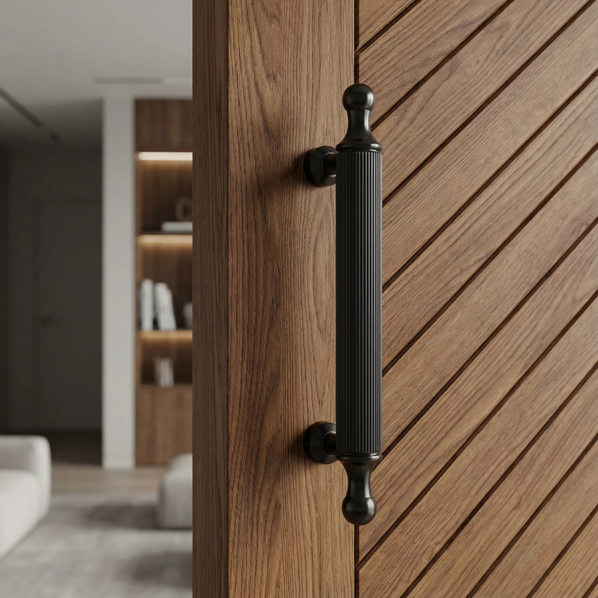 RB 412 - KingAura Aluminum Door Handle with Bold Profile