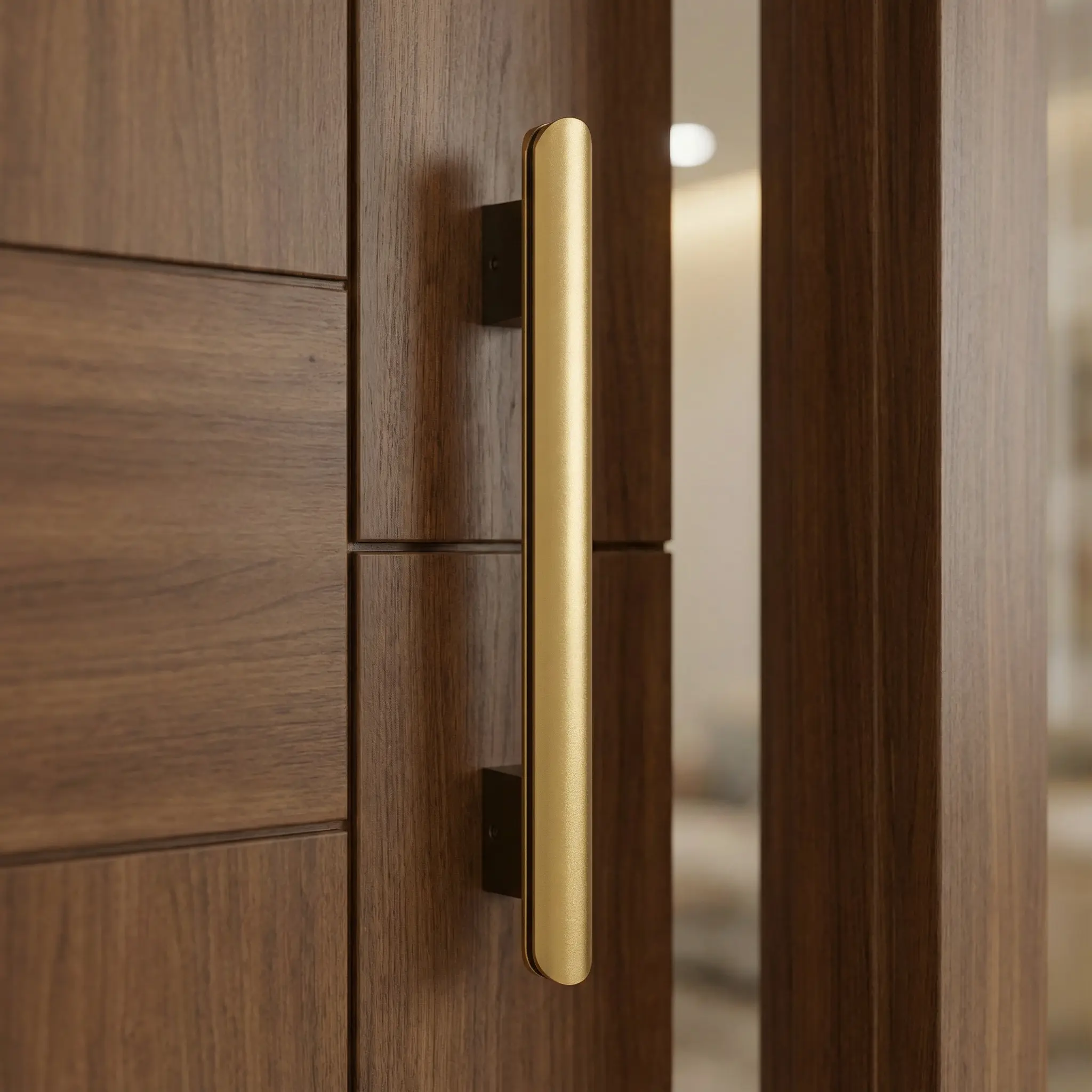 RB 401 - 3-Piece Aluminium Main Door Handle for Luxurious Homes