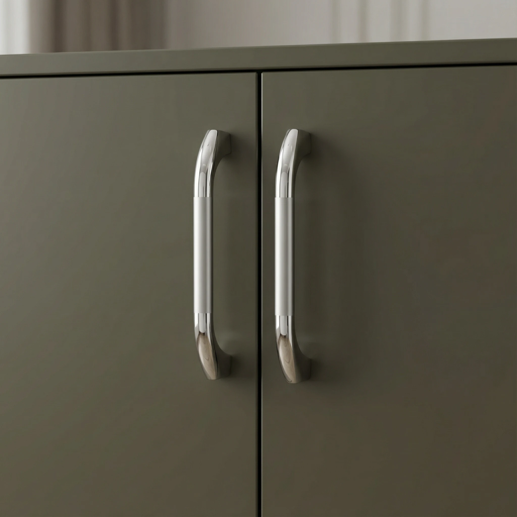 Dyura CP.TT Economic Cabinet Handle– Reliable Silver Finish Furniture Hardware
