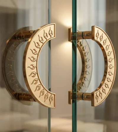 G 602 Zinc Glass Knob Handle for Cabinet by Nimkro Hardware