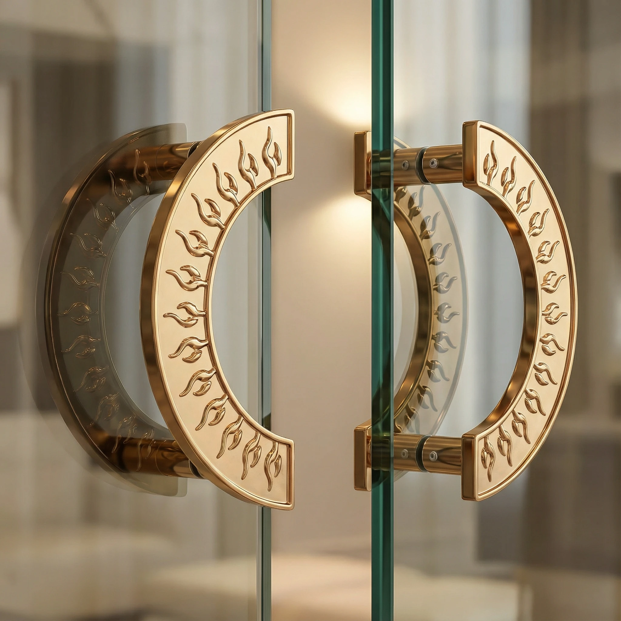 G 602 Zinc Glass Knob Handle for Cabinet by Nimkro Hardware