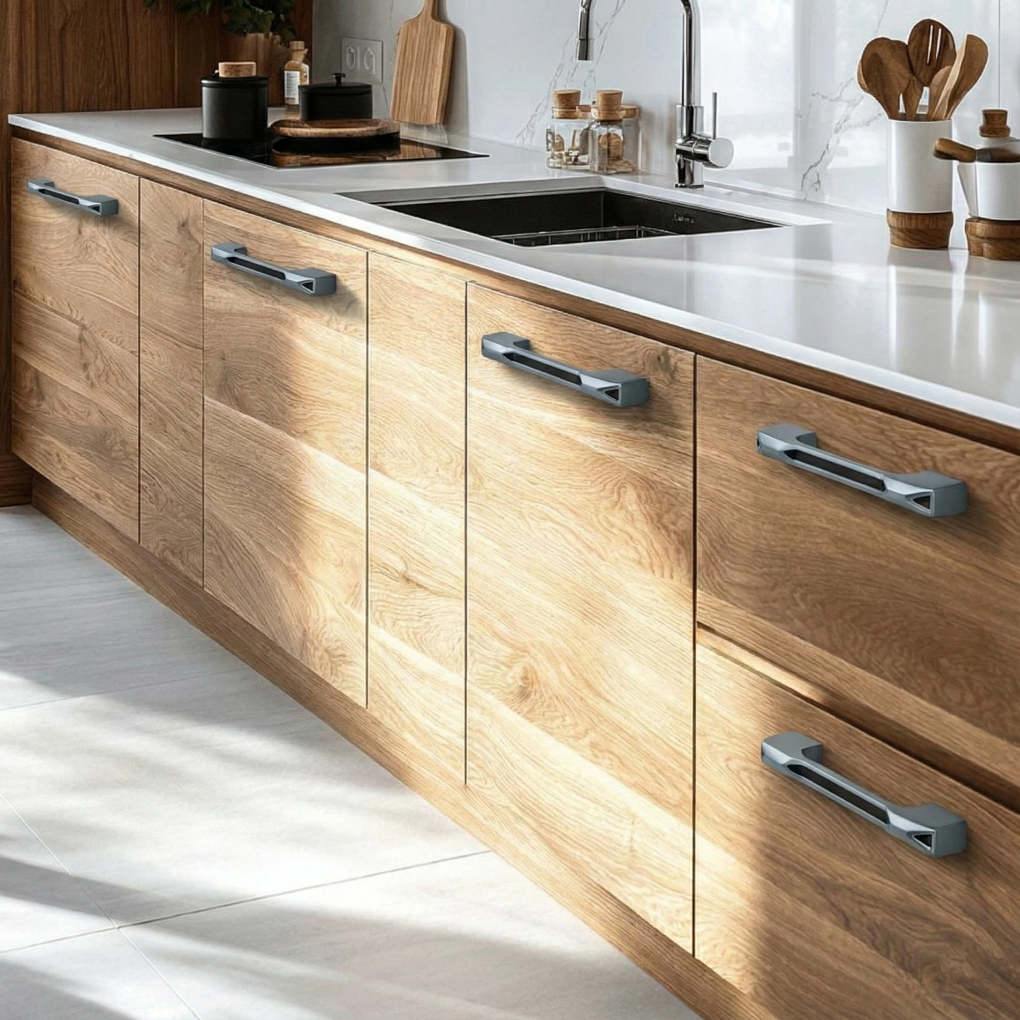 RB 008 - Designer Aluminum Wardrobe Handle for Home & Office