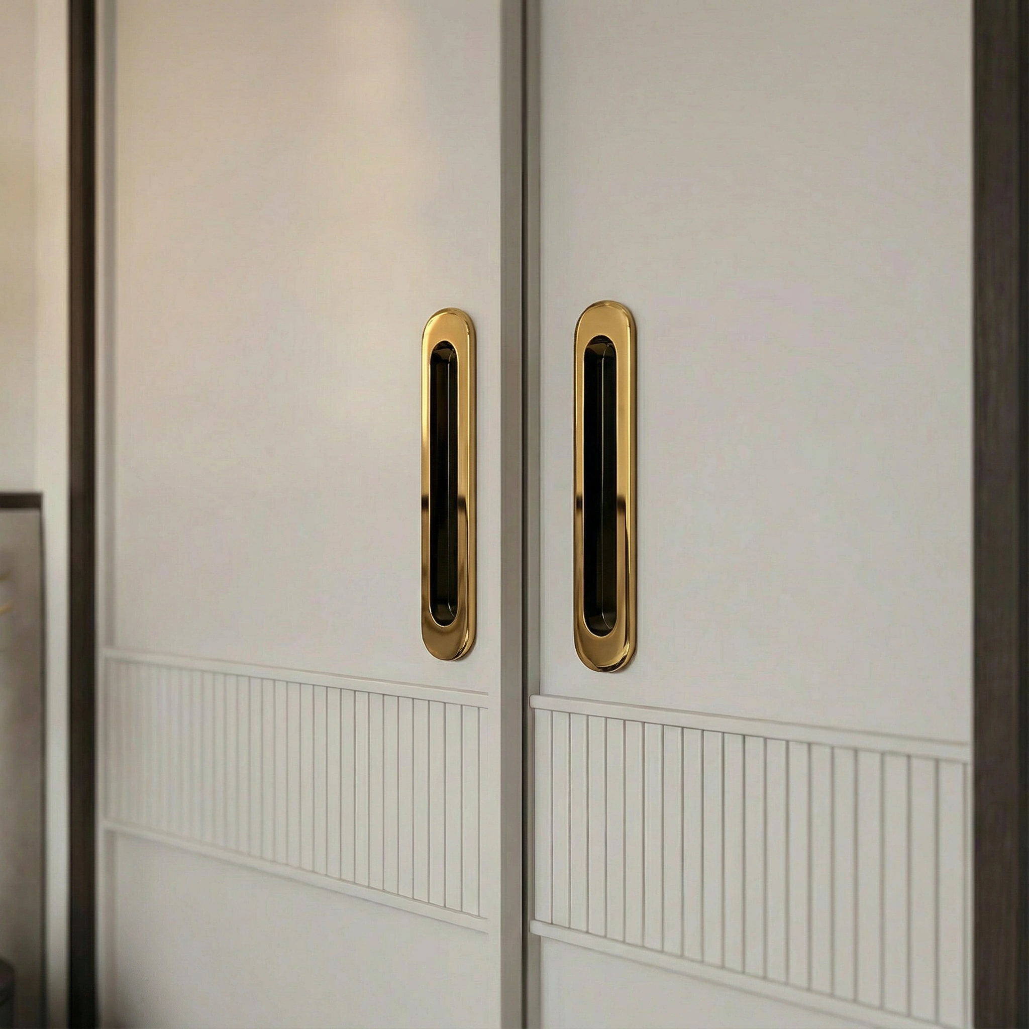 C 306 best Zinc Concealed Grip Handle for Sliding Wardrobe – Premium Flush Hardware