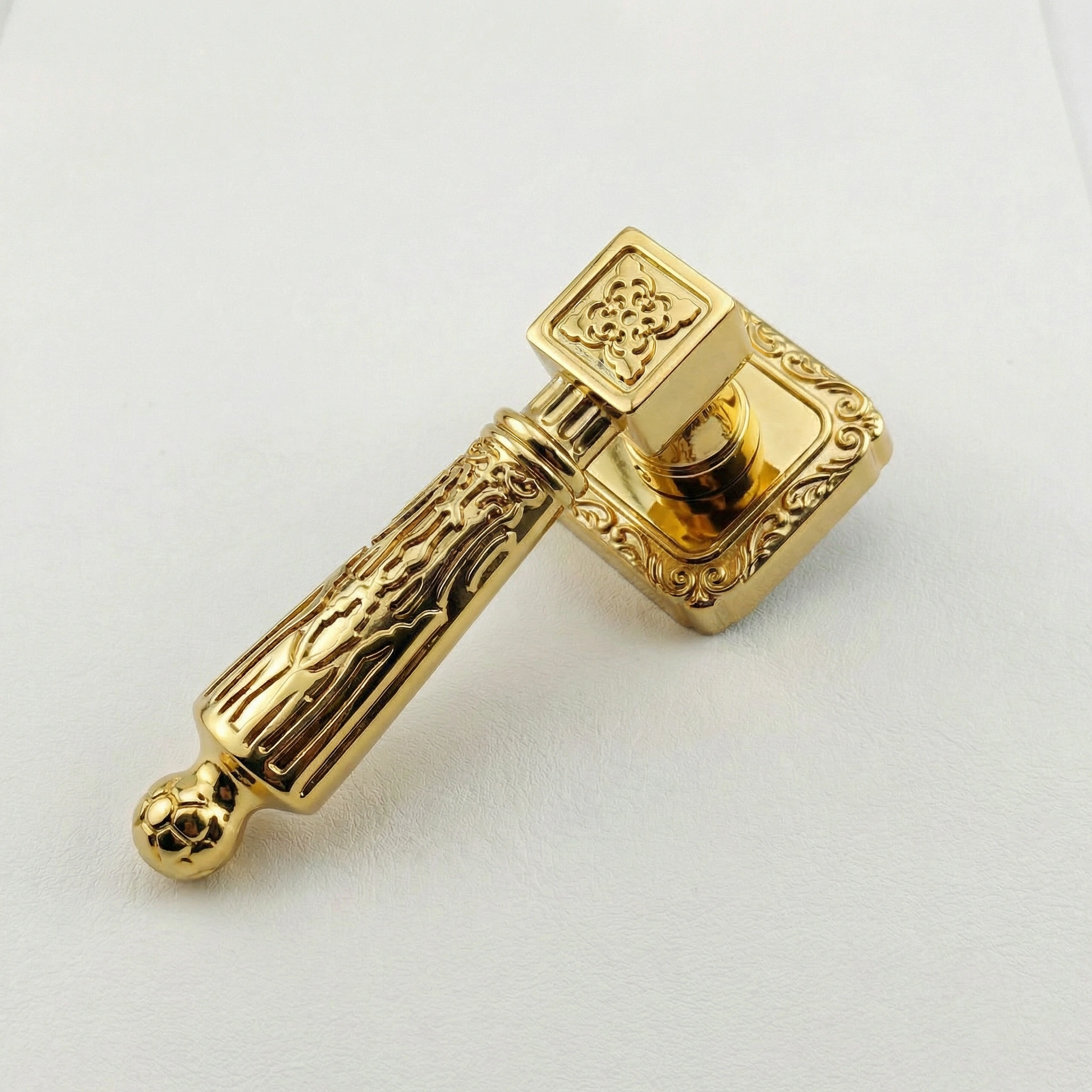 Zinc Traditional Rose Mortise Door Handle – M 222 | Premium Architectural Hardware - Image 2