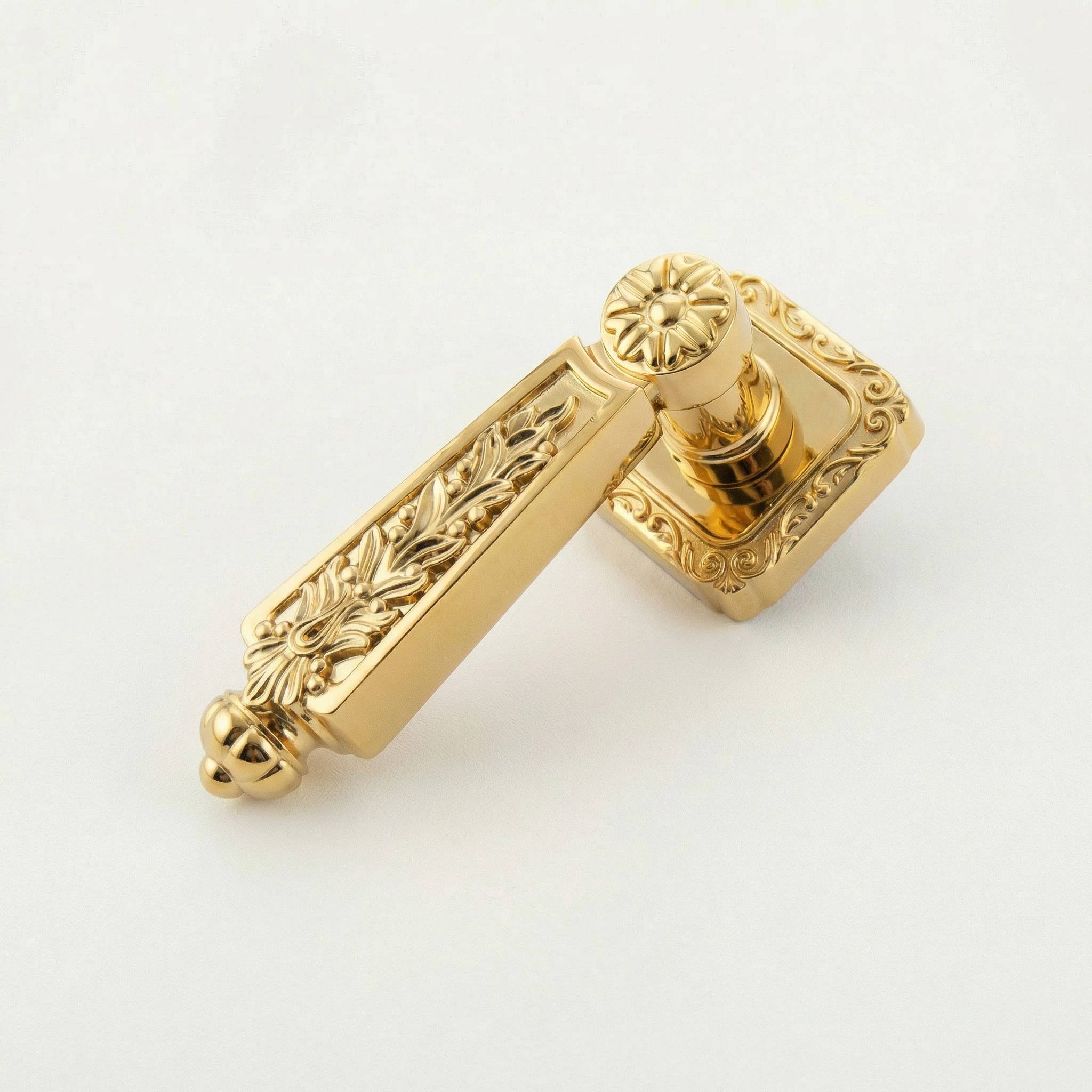 Premium Rajwadi Zinc Door Handle – Royal Heritage Finish | M-444 - Image 2