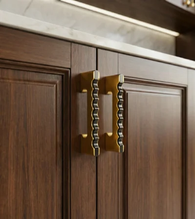 Textured modern cabinet handle with polished Best Quality Aluminum