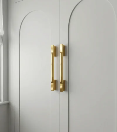 Impressive Look Luxury Gold Aluminum Cabinet Handle For Modern Cabinetry