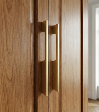 Luxury Gold Aluminum Cabinet Handle for premium furniture by Aluminum Hardware Product Manufacturer India