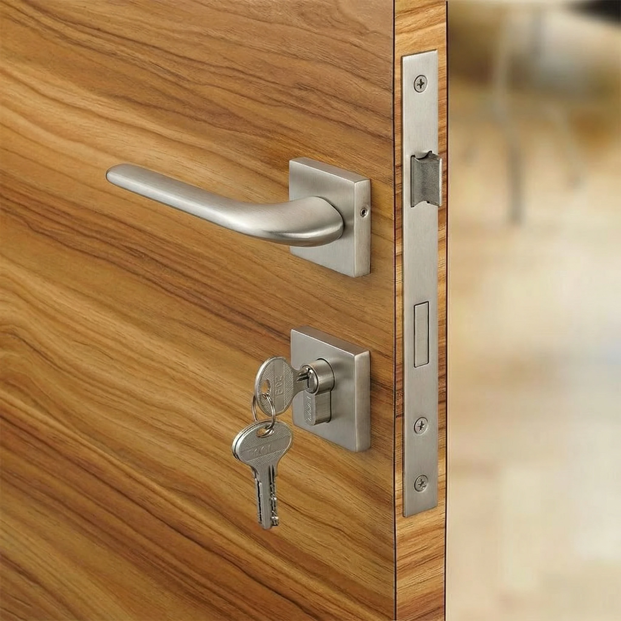 B 006 Buy Brass Mortise Door Handle Premium Quality from Nimkro Hardware LLP