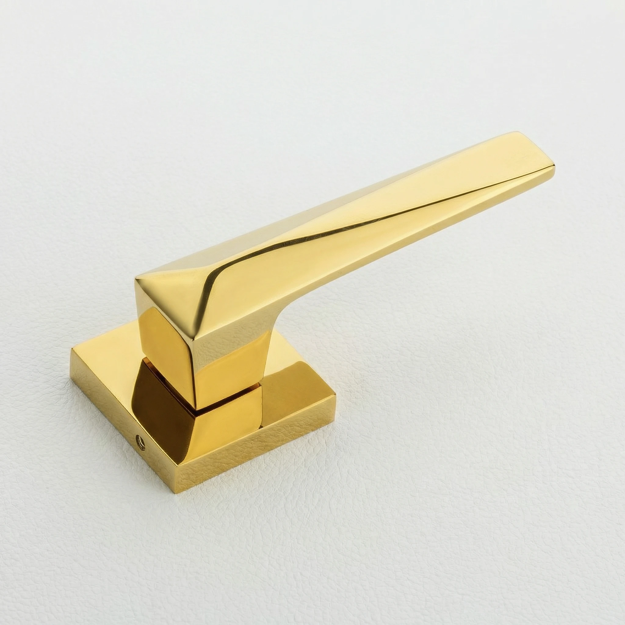 B - 007 Luxury Gold Brass Mortise Door Handle Manufacturer from Rajkot