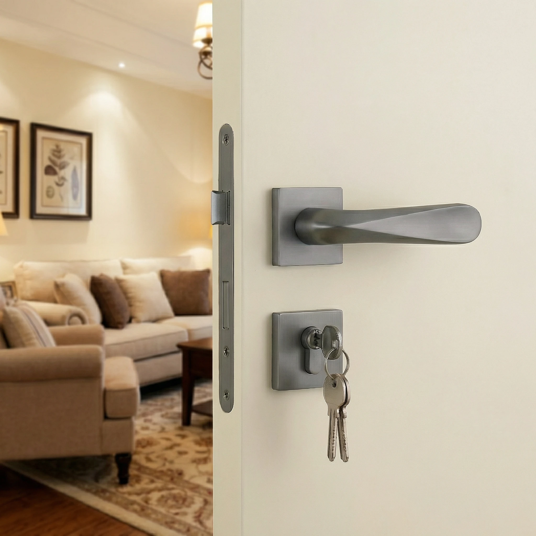 Top Brass Manufacturing Mortise Door Handle | Premium Door Handle Collection Rajkot