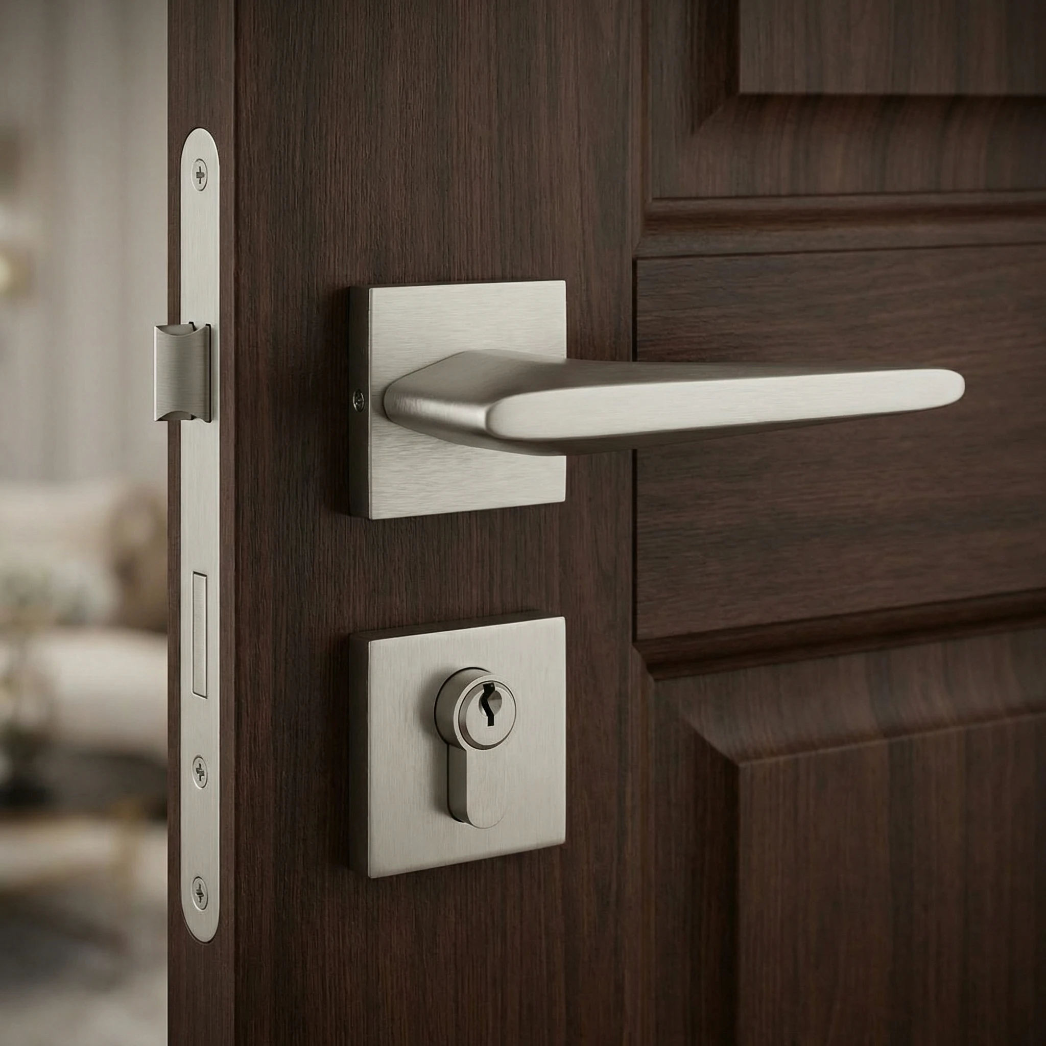 High Quality Brass Mortise Door Handle from Nimkro Hardware LLP