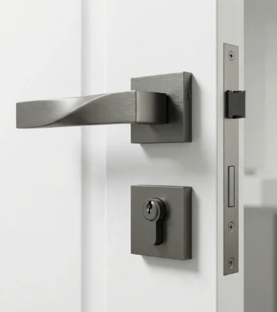 Durable & Modern Design Brass Mortise Door Handle Manufacturing