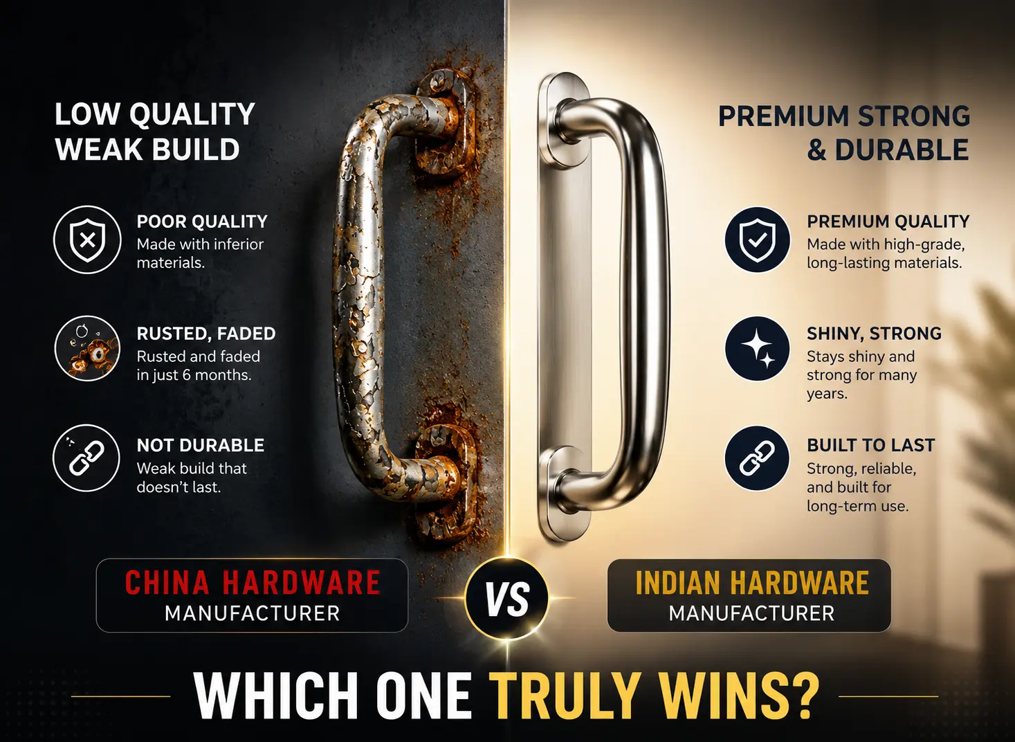 China Hardware Manufacturer vs Indian Hardware Manufacturing