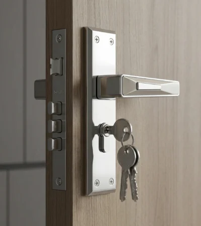 High-End of Zinc Plate Mortise Door Handle Manufacturer from Rajkot