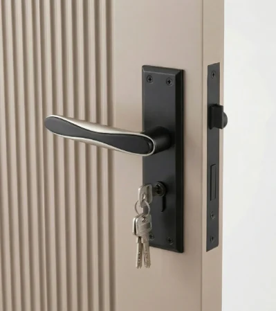 Luxury & Durable Premium Zinc Plate Mortise Door Handle Manufacturer in Rajkot