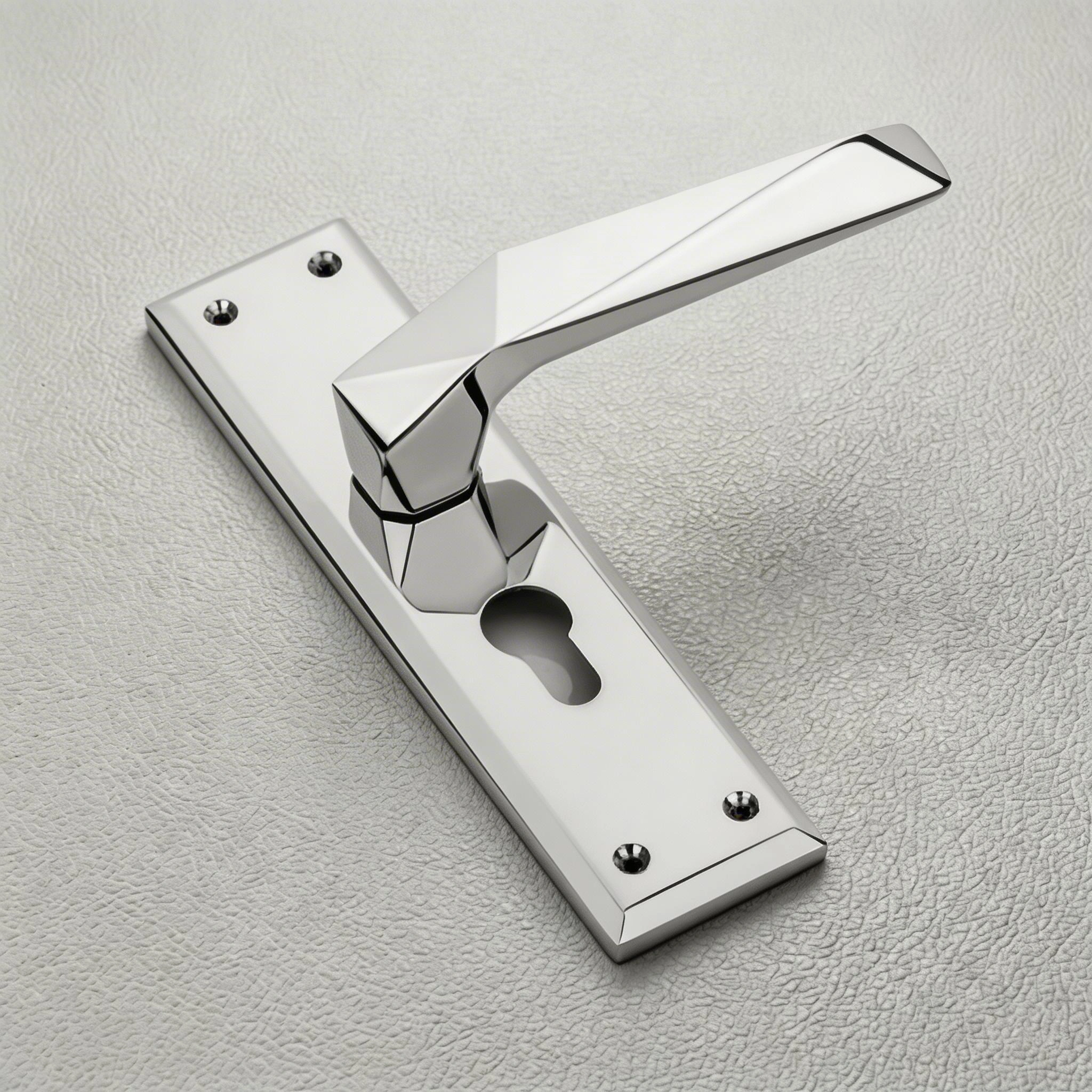 MP - 1030 Elegant Zinc Plate Mortise Handle Premium CP Finish