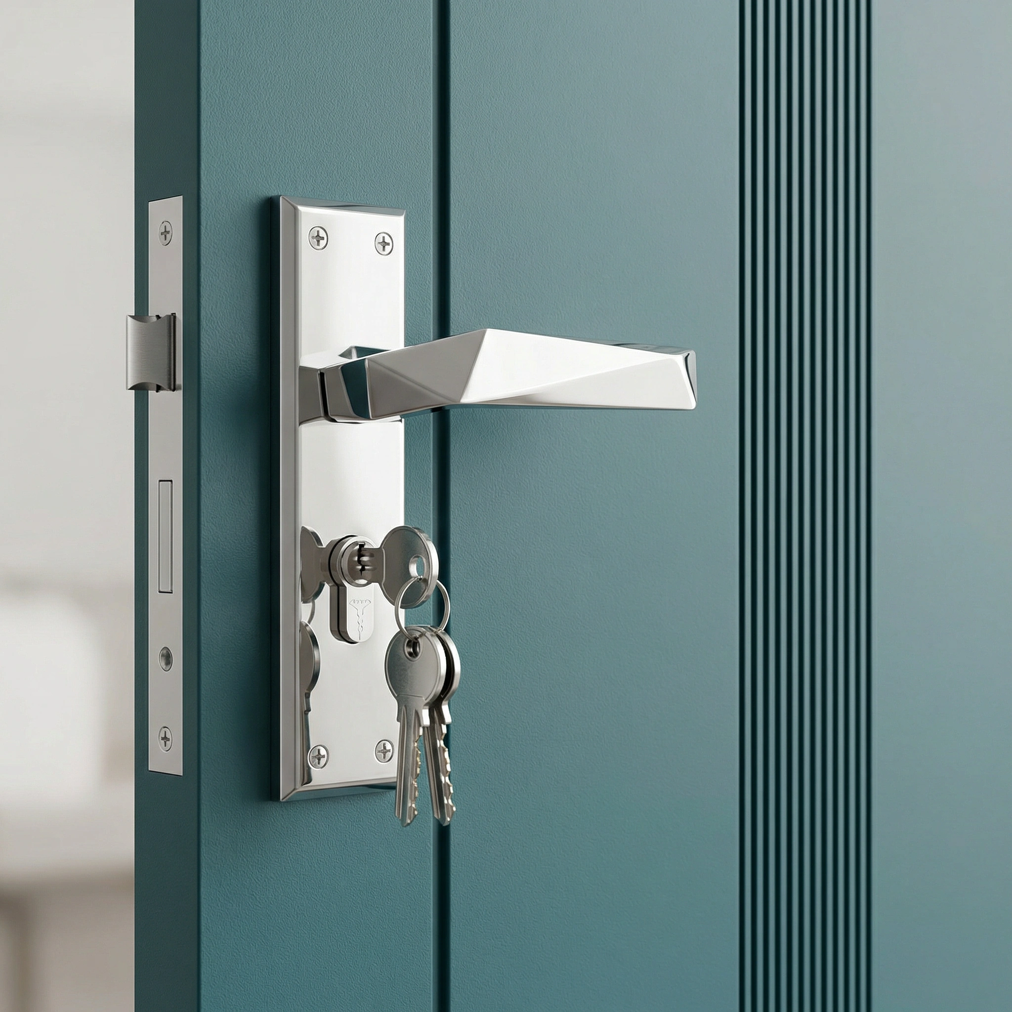 Elegant Zinc Plate Mortise Handle With Best Quality Manufacturer From Rajkot