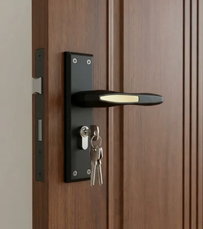 Affordable Premium Quality Zinc Plate Mortise Door Handle from Rajkot
