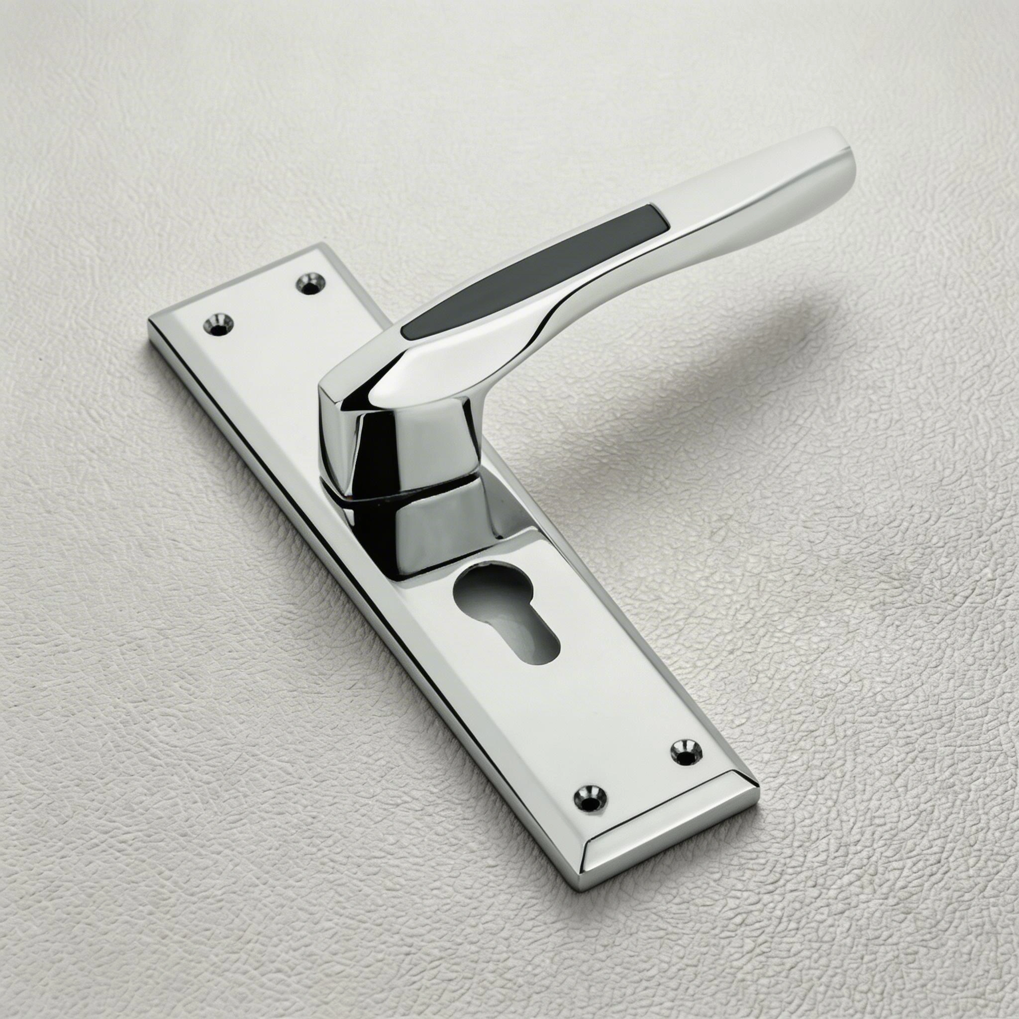 Affordable Premium Quality CP with Black satin Zinc Plate Mortise Handle