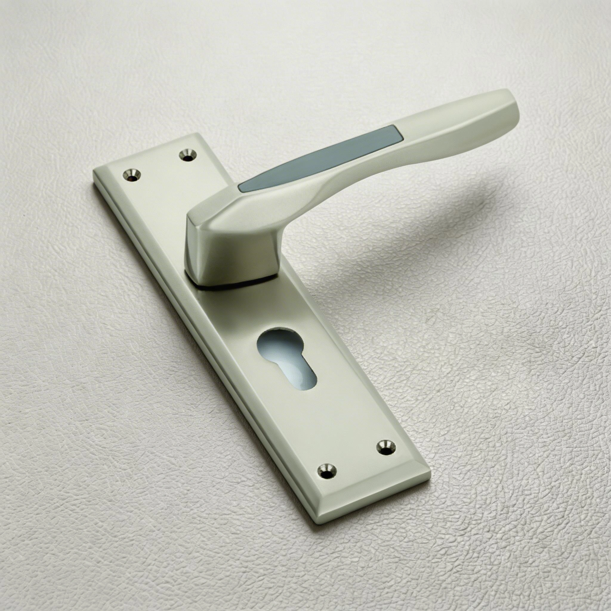 Affordable Premium Quality Satin with Black satin Finish Zinc Plate Mortise Handle