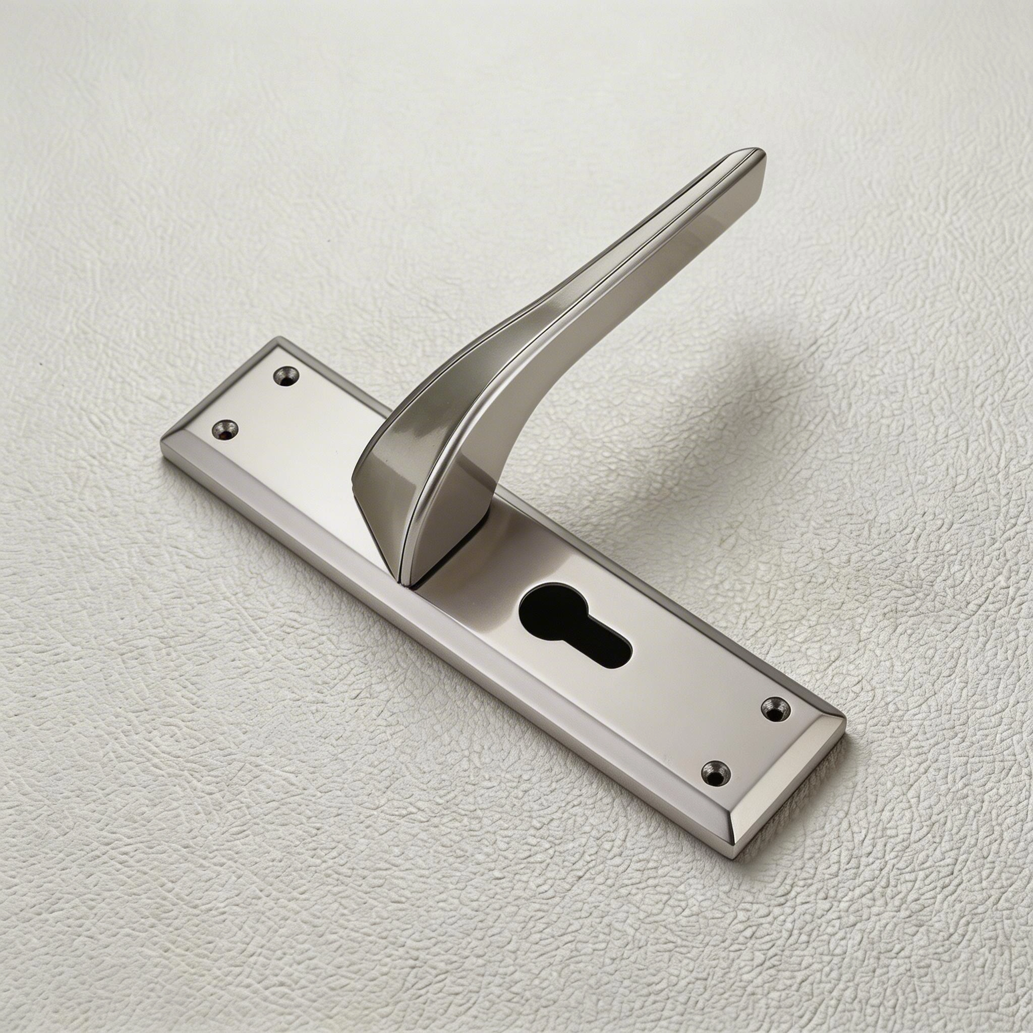 Transform every door with CP with Black Satin Zinc Plate Mortise Door Handle