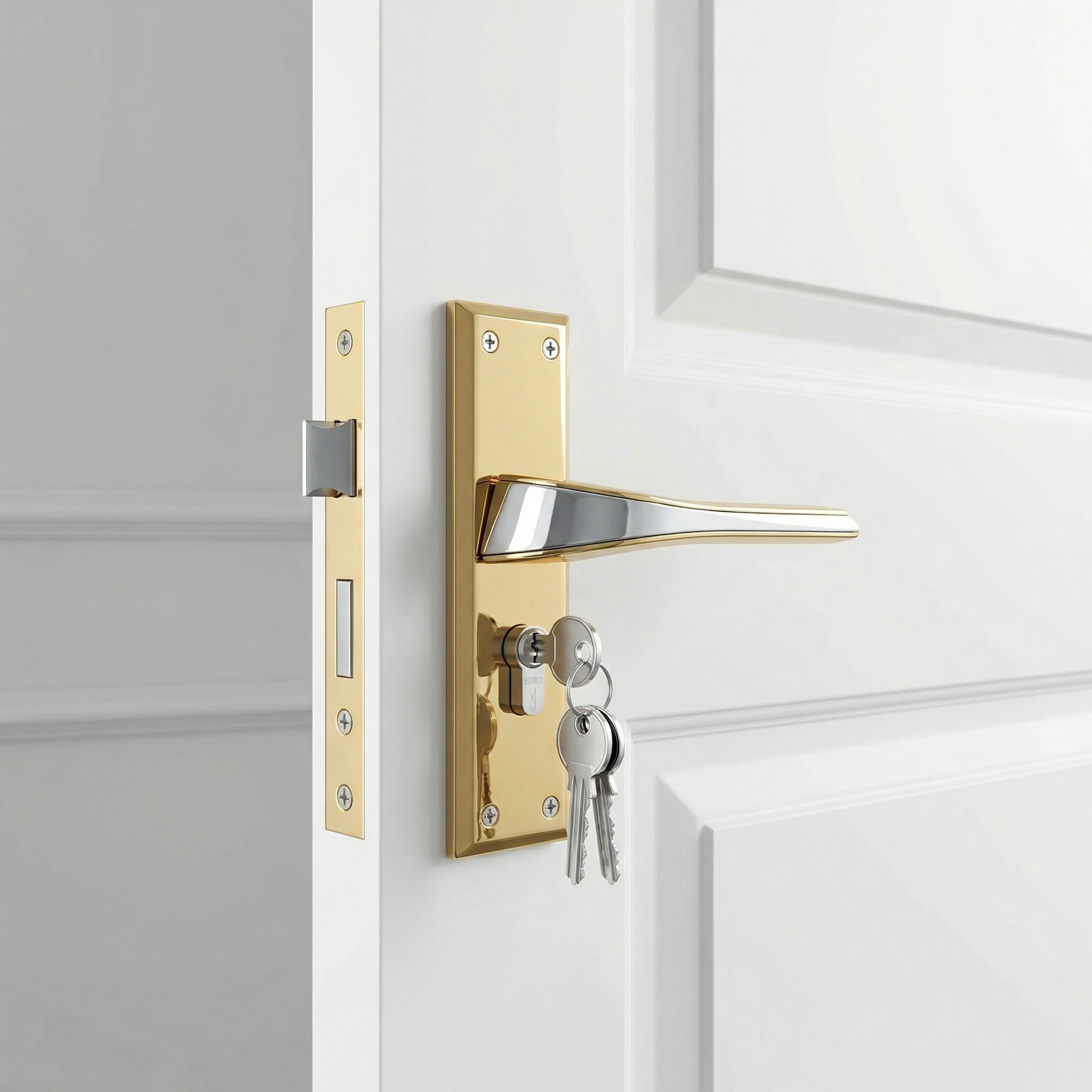 Transform every door into a statement of quality Zinc Plate Mortise Handle