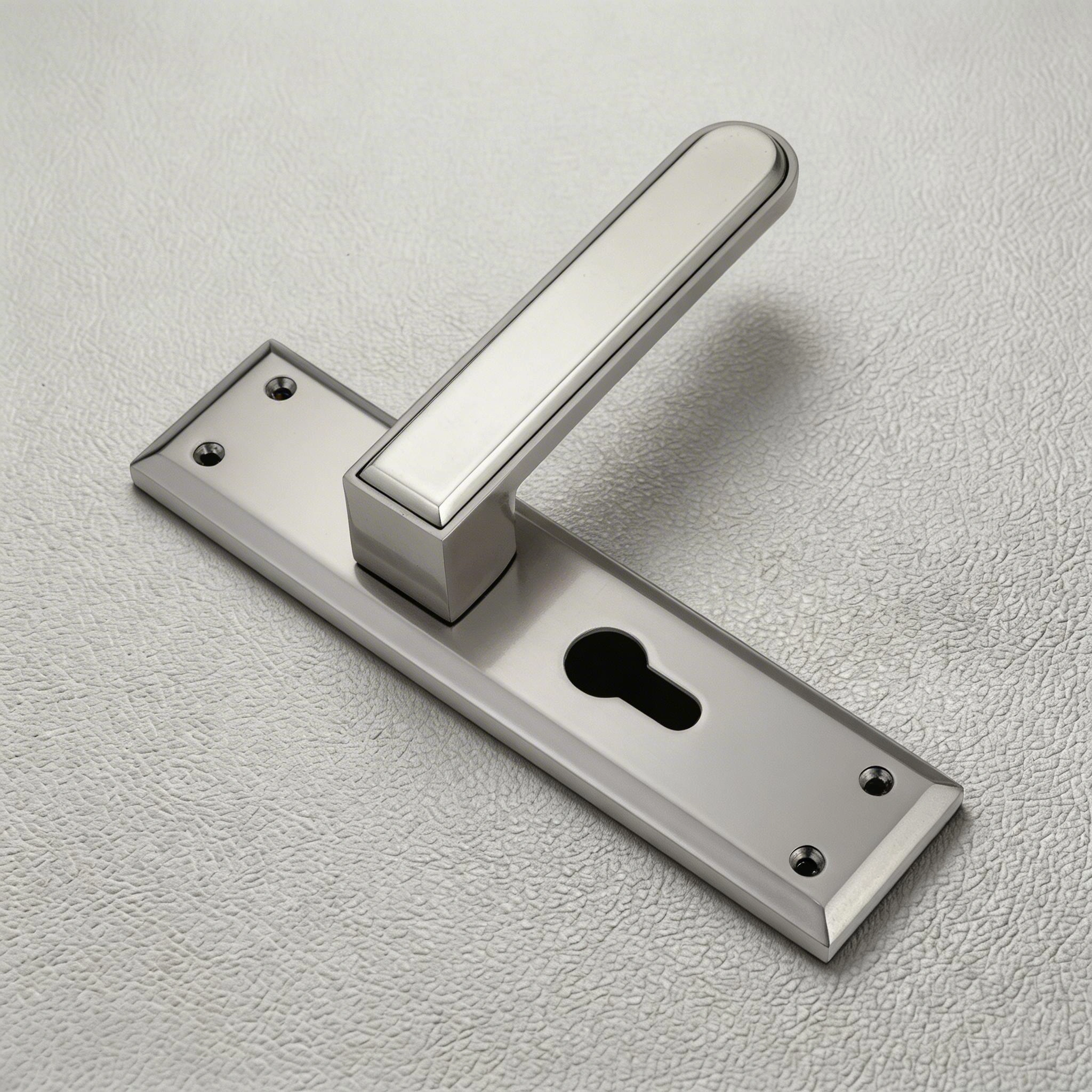Durable & Stylish Black Satin with satin finish Zinc Plate Mortise Handle Manufacturer