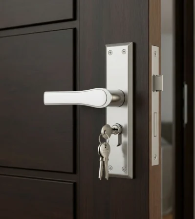 Zinc Plate Mortise Door Handle – Durable & Stylish Handle Manufacturer in Rajkot