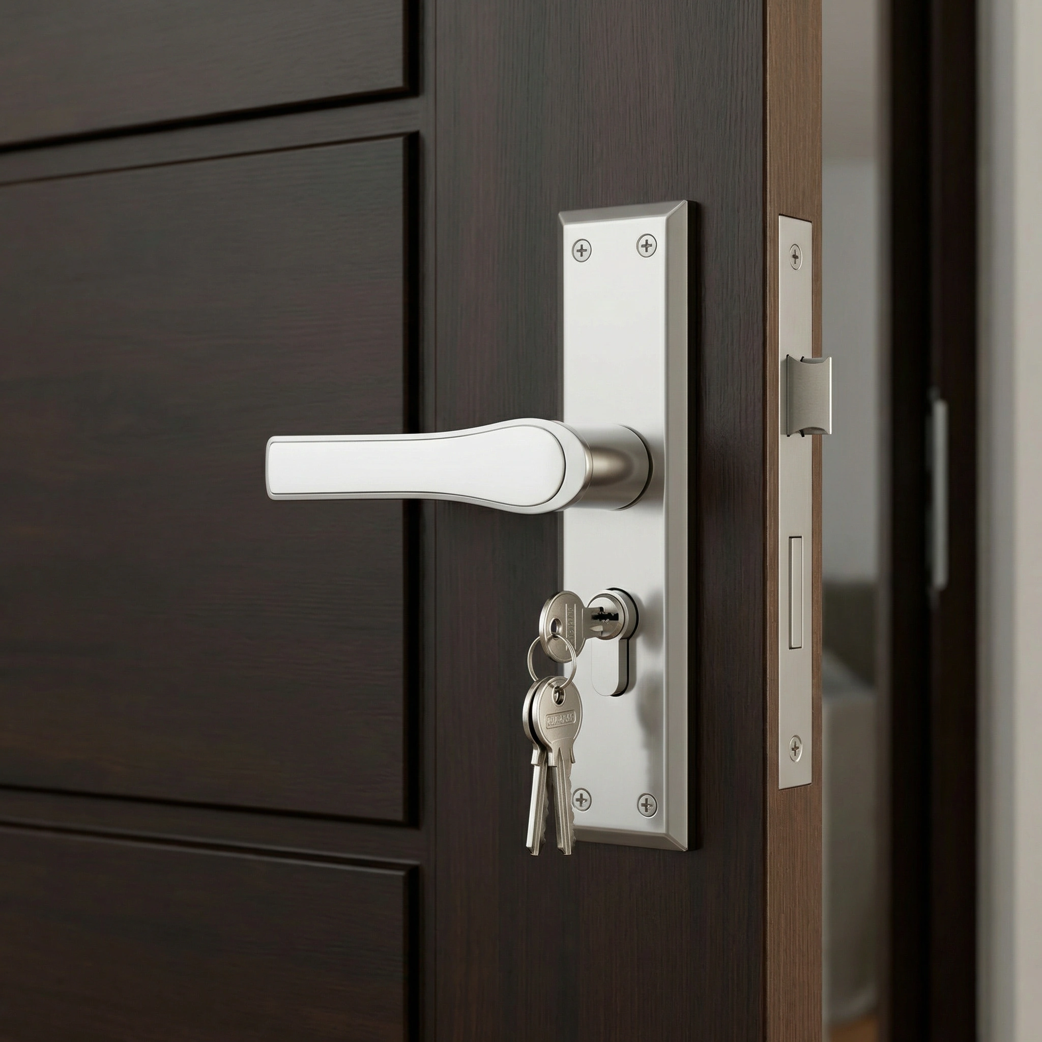 Zinc Plate Mortise Door Handle – Durable & Stylish Handle Manufacturer in Rajkot