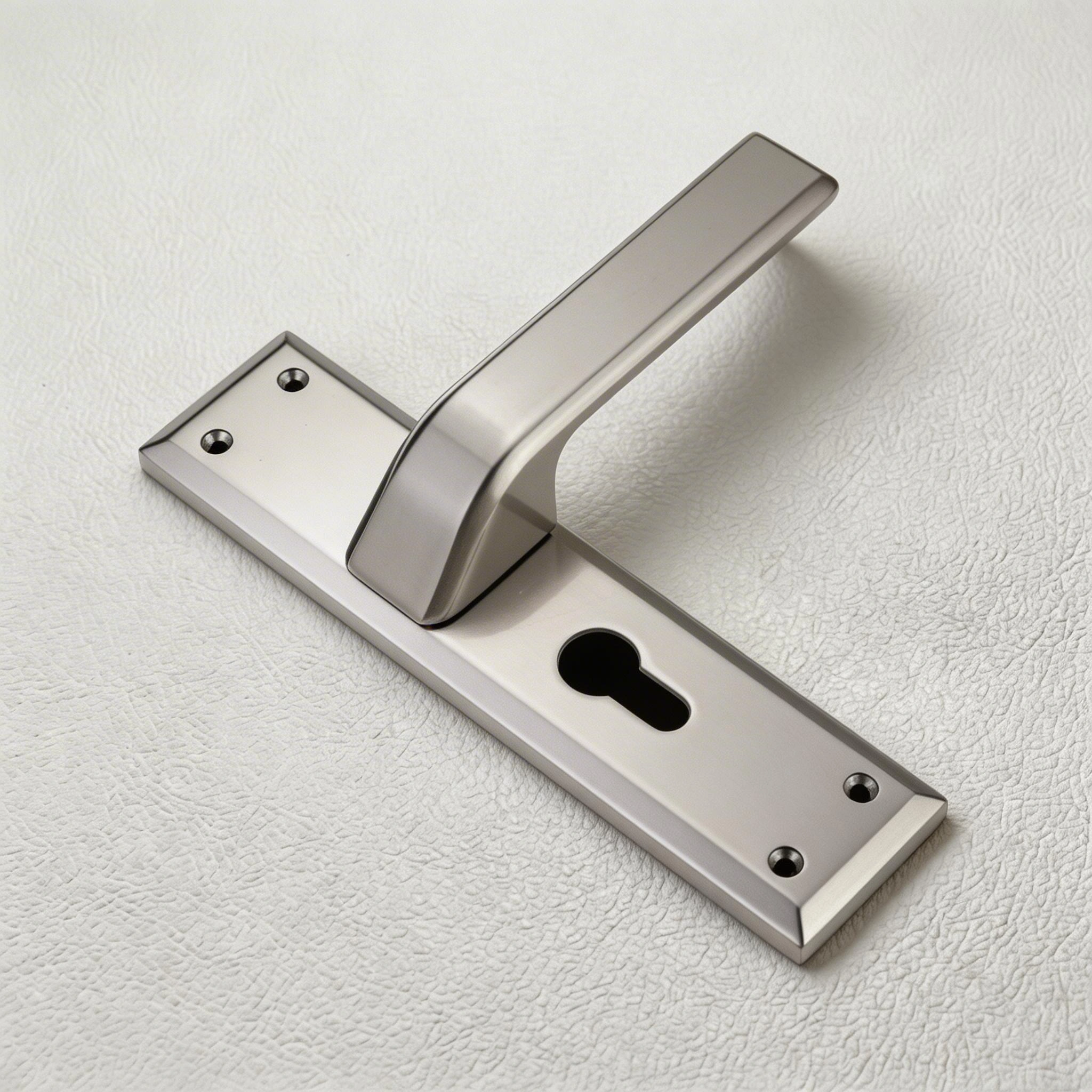 Perfect For your home Shiny Black satin finish Zinc Plate Mortise Handle