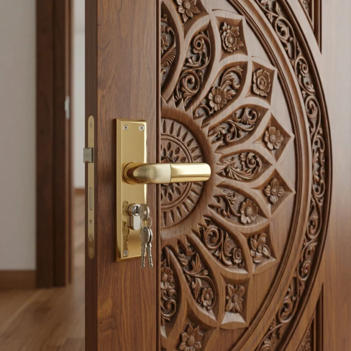 MP-1041  Cost-Effective And Luxury  Zinc Plate Mortise Door Handle Manufacturer & Exporter in Rajkot