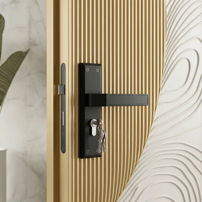MP-1042 Transform your doors today with Best  Quality Zinc Plate Mortise Door Handle Manufacturer  From Rajkot