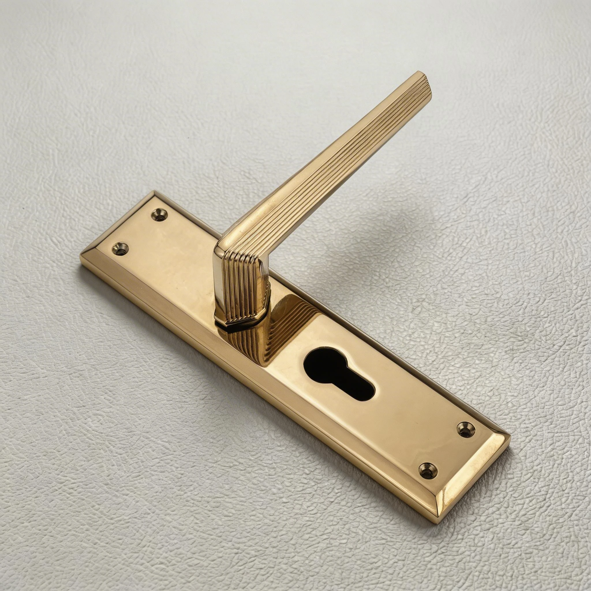 MP-1046 Export Quality and Premium Collection of Zinc Plate Mortise Door Handle For only in Nimkro Hardware LLP - Image 2