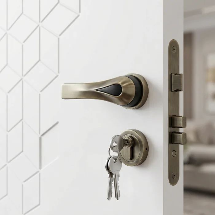 MR 1008  Premium Zinc Mortise Door Handle–  Door Handle Manufacturer in Rajkot