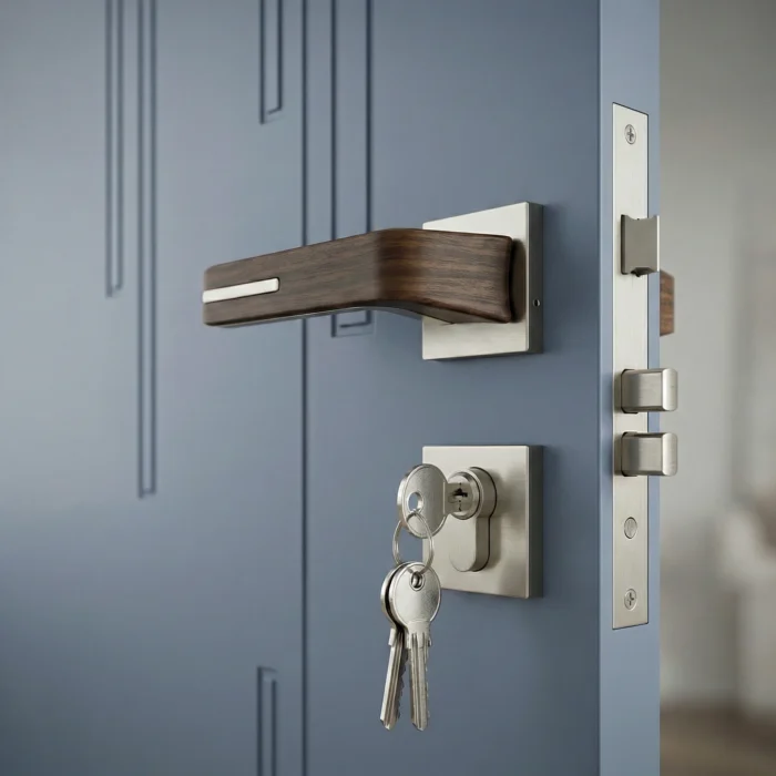 MR 1009  Zinc Mortise Door Handle | Premium Door Handle Exporter