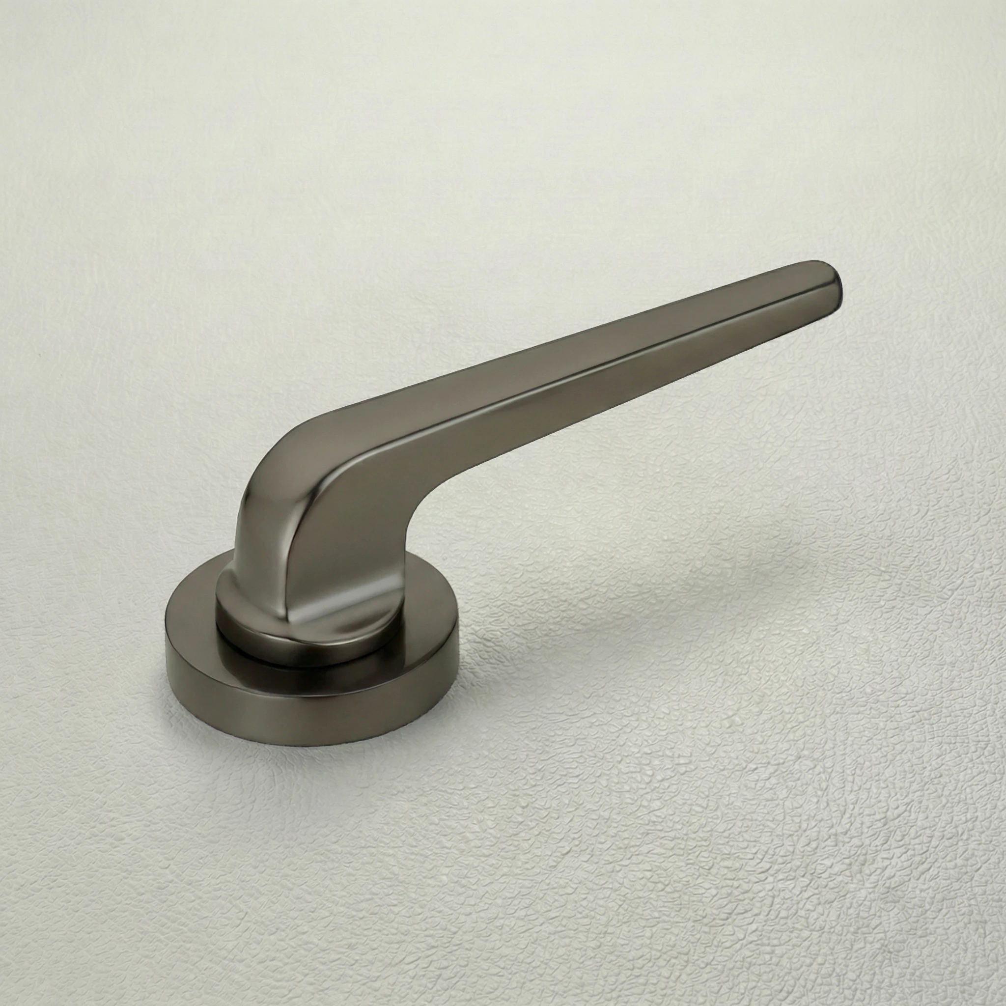 Black Satin Finish Zinc Mortise Door Handle Manufacturer in Rajkot