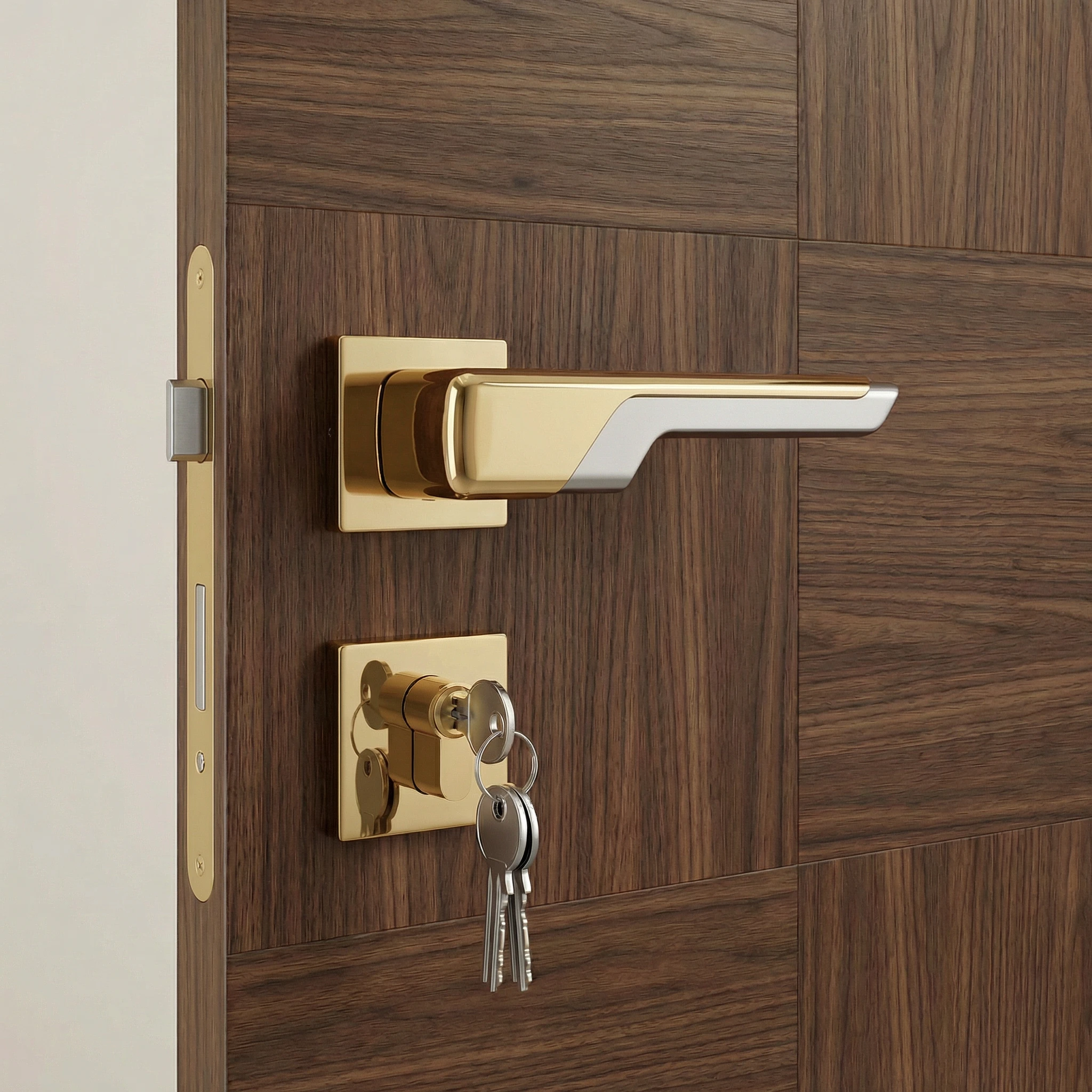MR 1034 Zinc Mortise Door Handle Luxury Collection in Rajkot | Top Brand in Door Handle Manufacturer