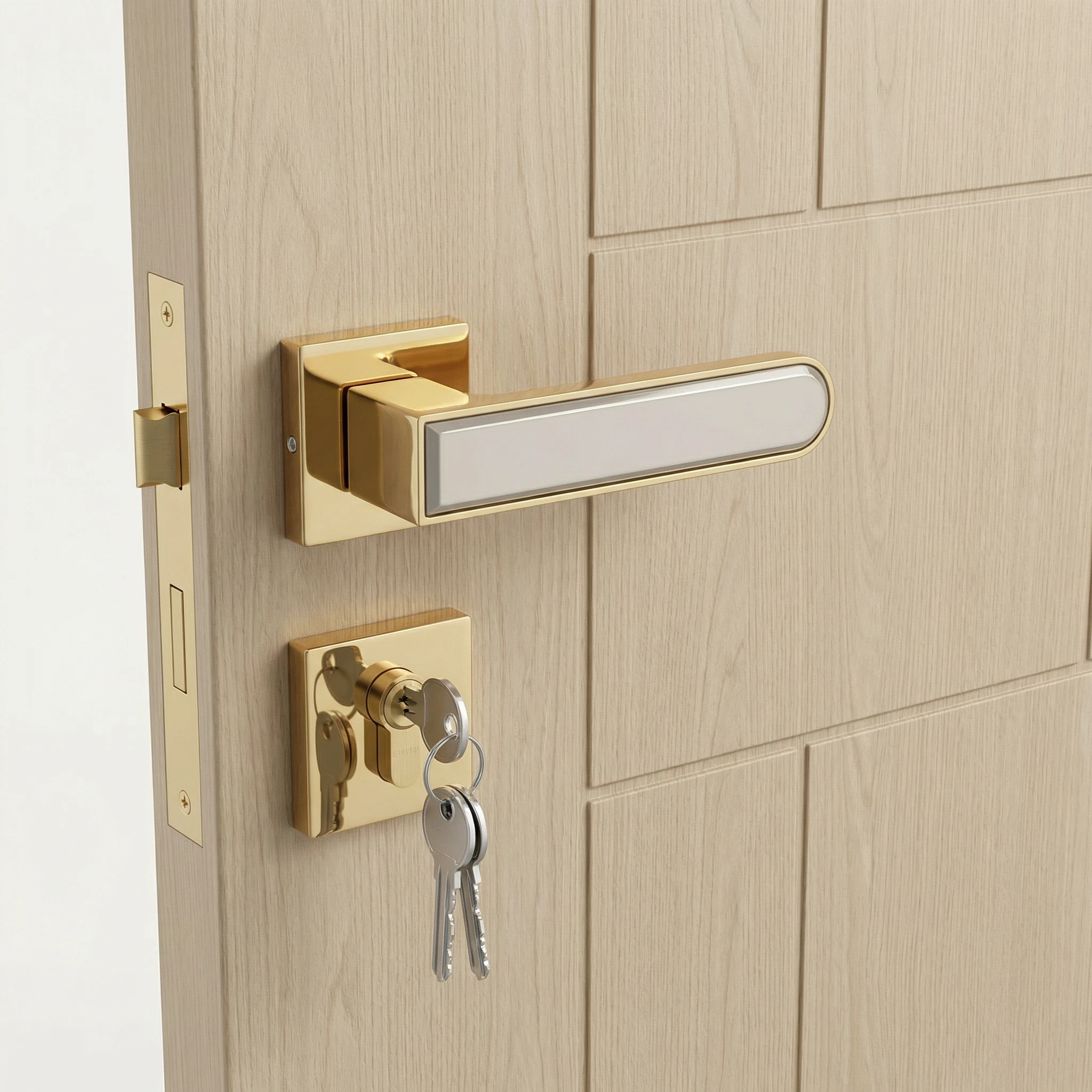 MR 1035 Zinc Mortise Door Handle | Best Door Handle Manufacturer in Rajkot | Premium variety Handles