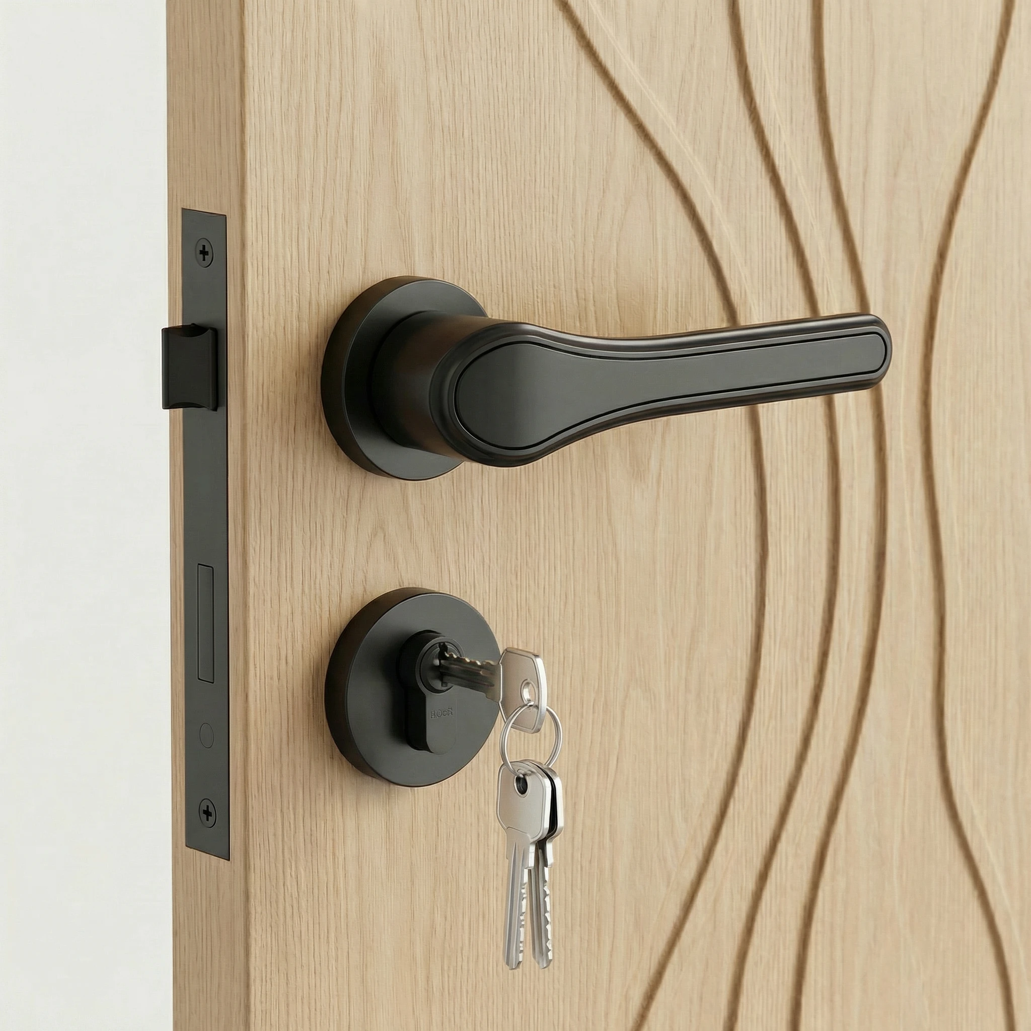 MR 1036 Luxury Zinc Mortise Door Handle | Best Door Handle Manufacturer in Rajkot | Export Quality Zinc Handle Supplier