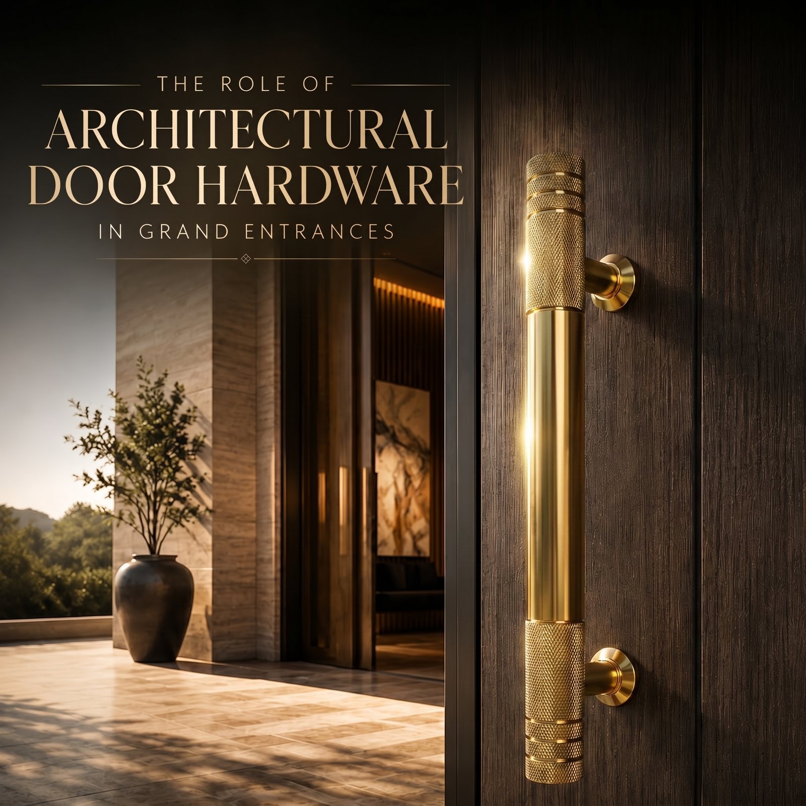 The Role of Architectural Door Hardware in Grand Entrances