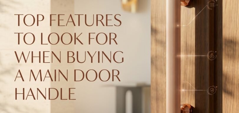 Top Features to Look for When Buying a Main Door Handle
