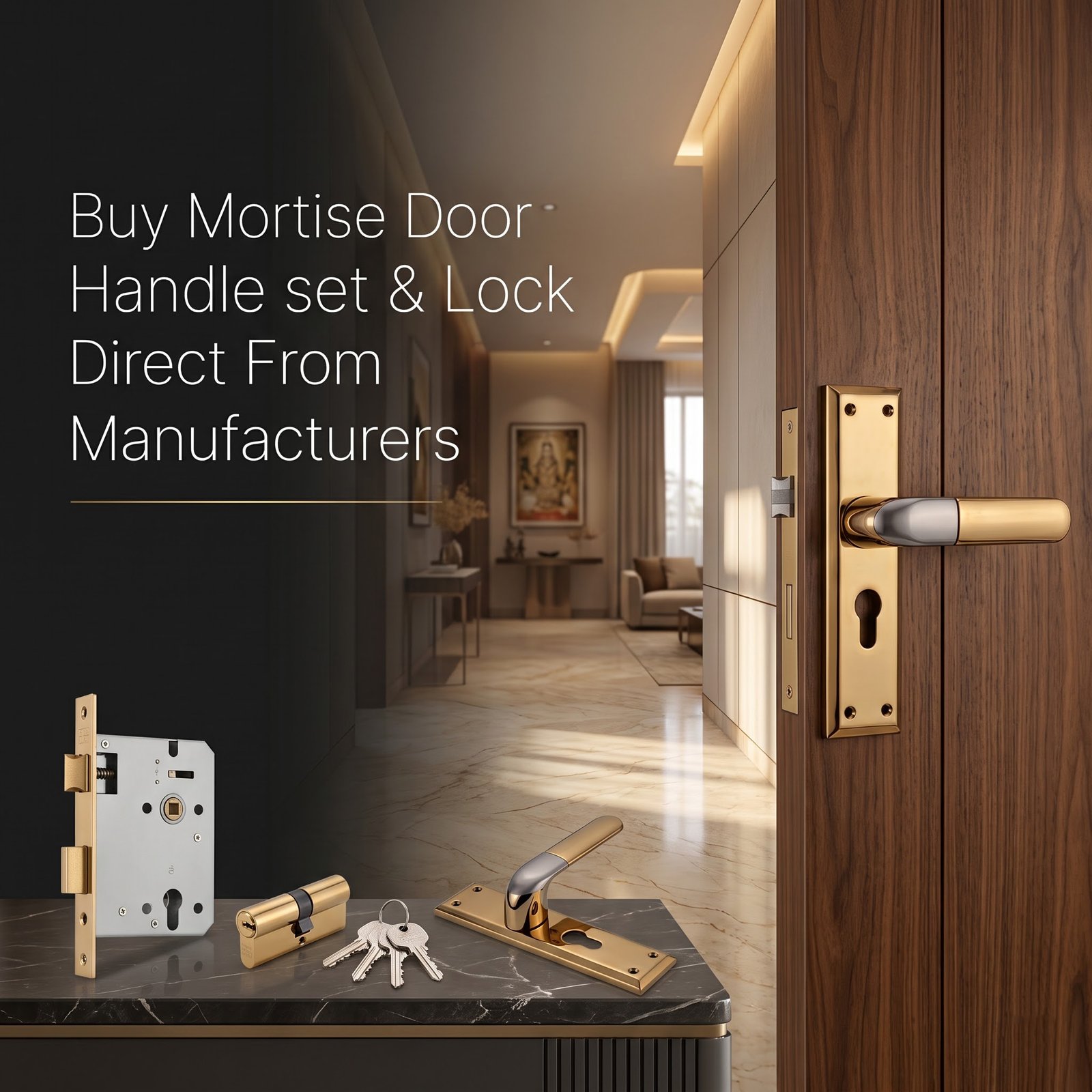 Buy Mortise Door Handle Set & Lock Direct from Manufacturers