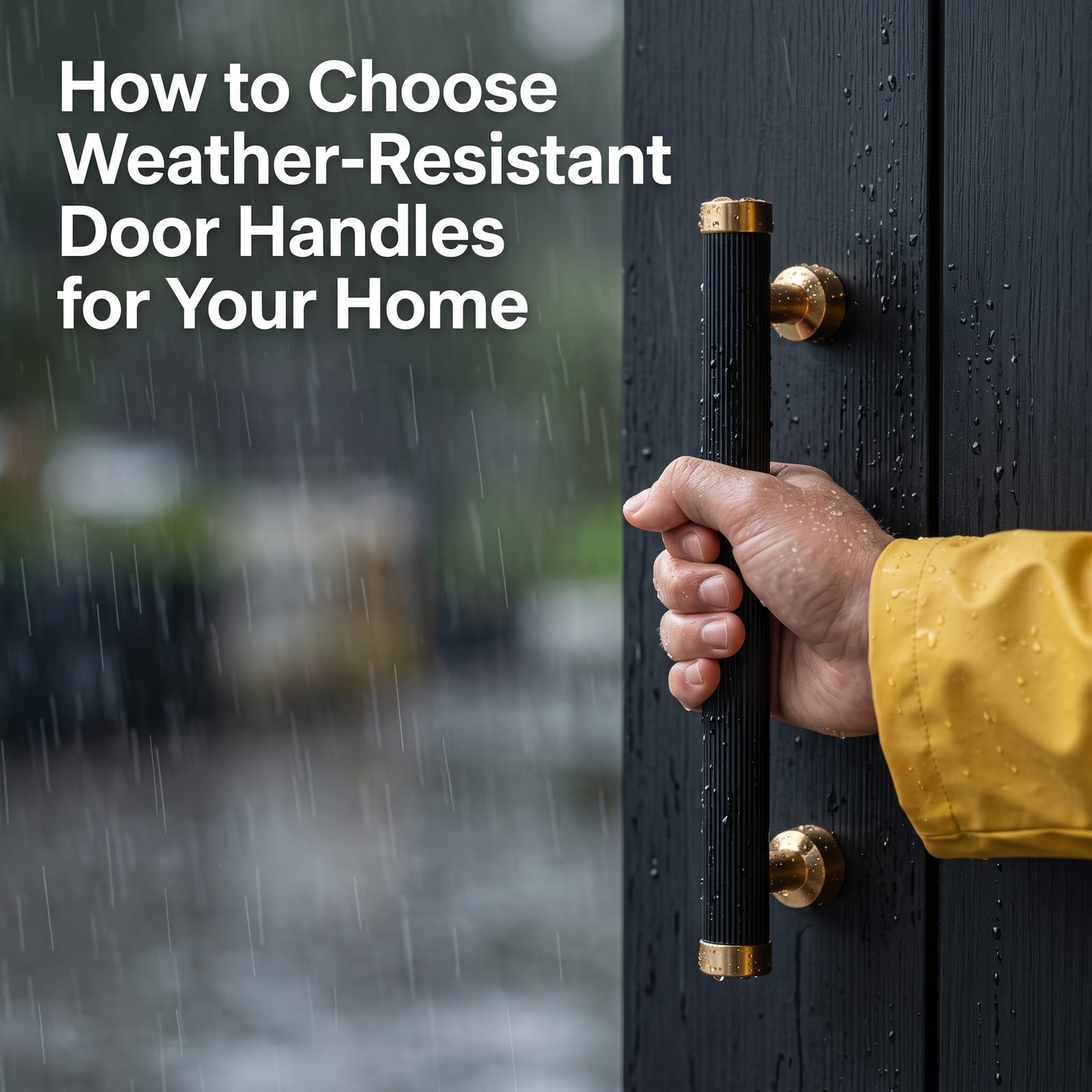 How to Choose Weather-Resistant Door Handles for Your Home