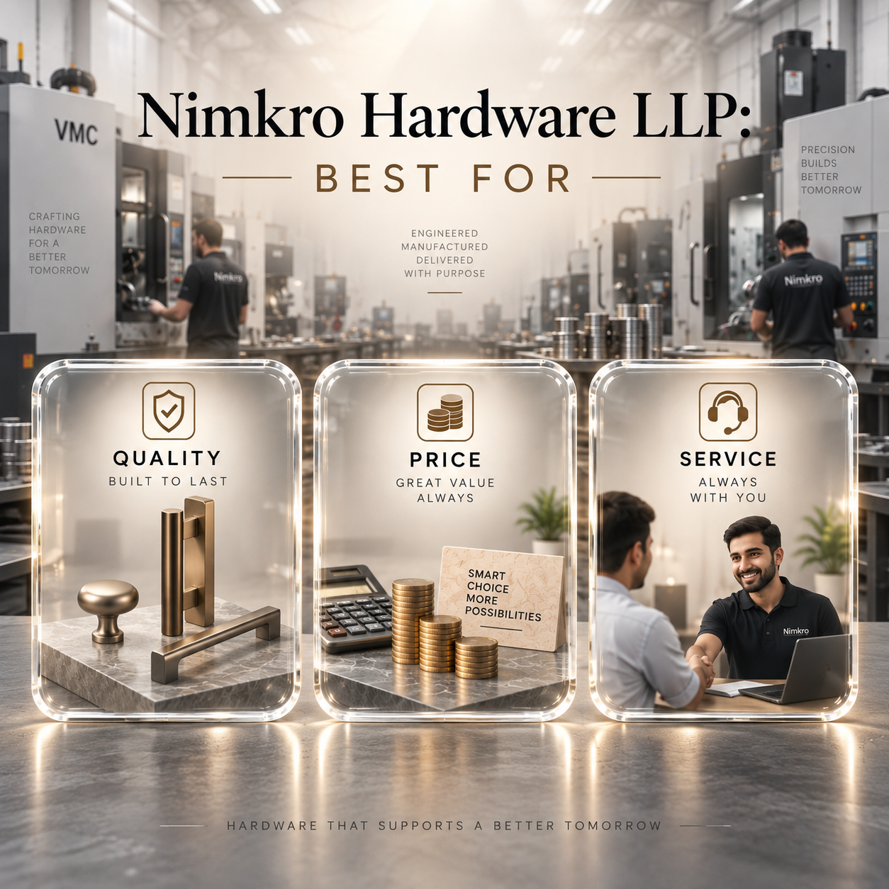 Nimkro Hardware LLP Quality, Price & Best Service