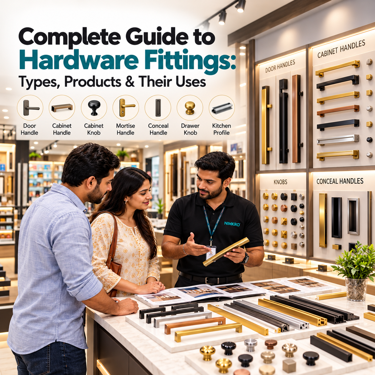 Complete Guide to Hardware Fittings: Types, Products & Their Uses