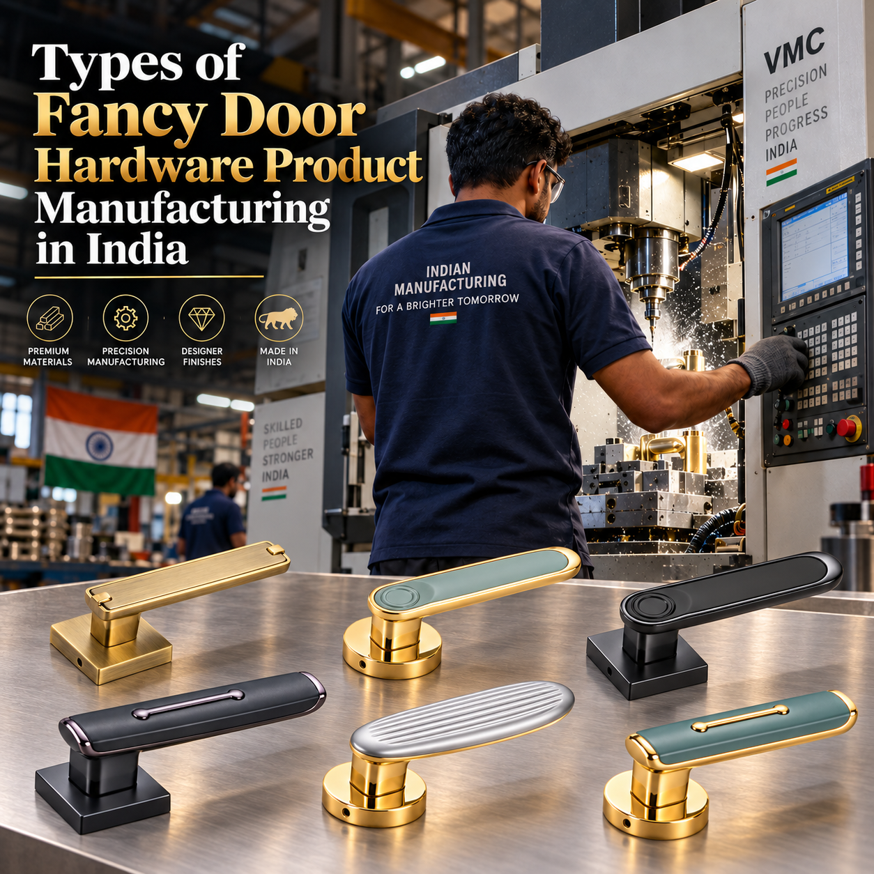 Types of Fancy Door Hardware Product Manufacturing in India